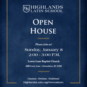 Open House Highlands Latin Owensboro, Sunday January 8 2PM-3PM, Lewis Lane Baptist Church, 2600 Lewis Lane, Owensboro, KY 42301